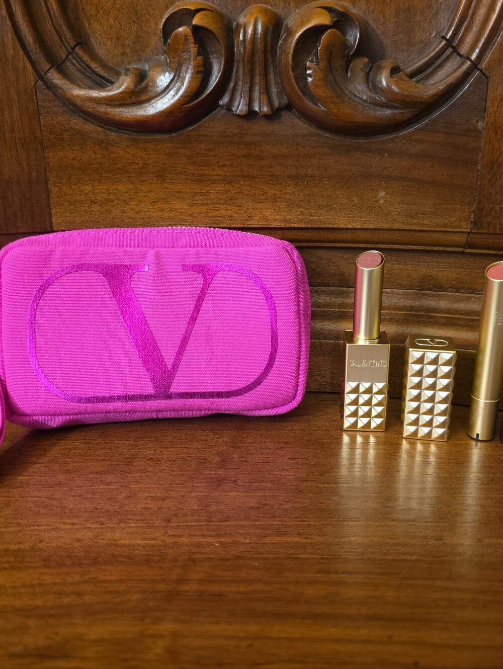 Valentino Spike Buttery Matte Lipstick Gift Set w/ Pouch--NWOB
